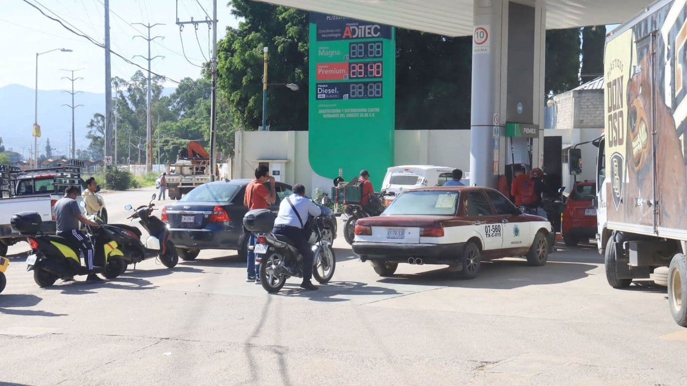 Descartan Desabasto de Gasolina en el Sur de México