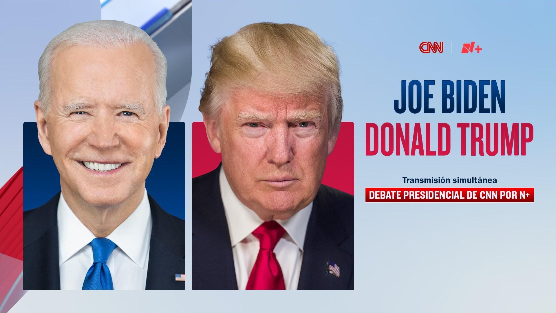 Joe Biden y Donald Trump se encontrarán en su primer debate