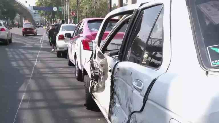 Choque de Tráiler contra Vehículo Afecta Vialidad en San Jerónimo, CDMX