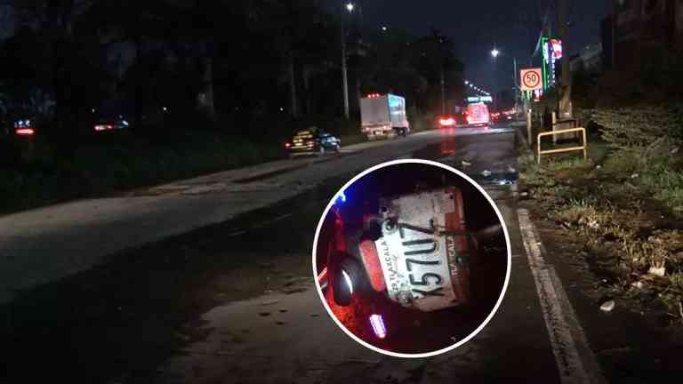 Dos Hombres en Moto Fallecieron Arrollados en la Autopista