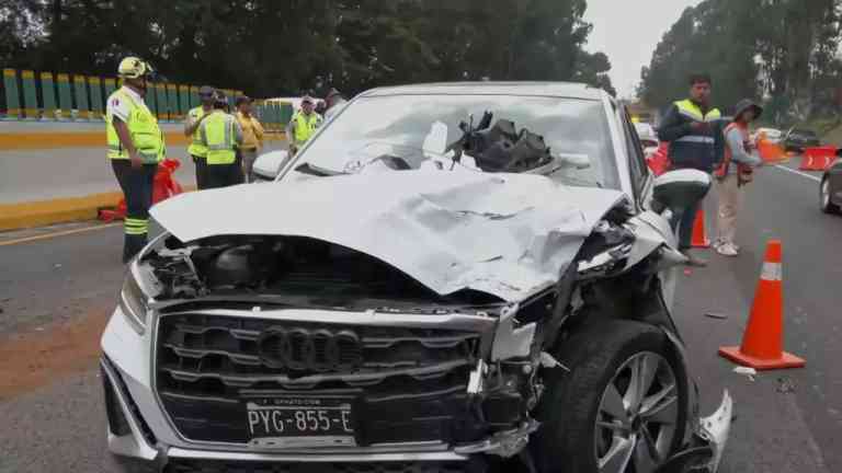 Se Registra Accidente Múltiple en la Autopista México-Cuernavaca, CDMX