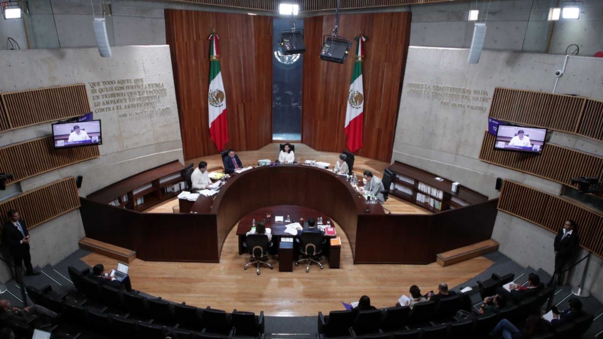 Sesión pública del Tribunal Electoral del Poder Judicial de la Federación