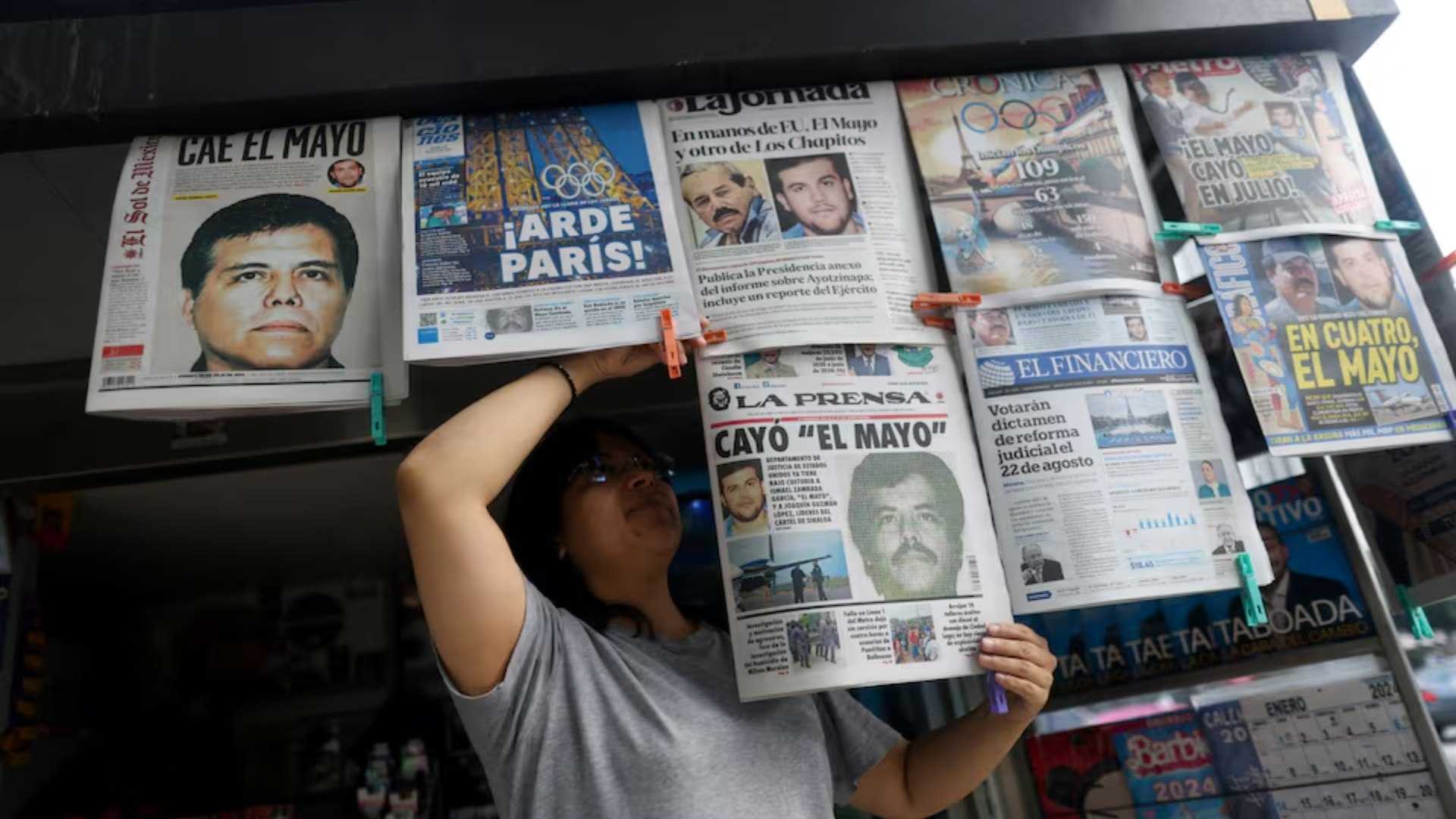Diarios e circulación nacional en calles de México tras la captura de Ismael "El Mayo" Zambada, presunto cofundador del cártel de Sinaloa.