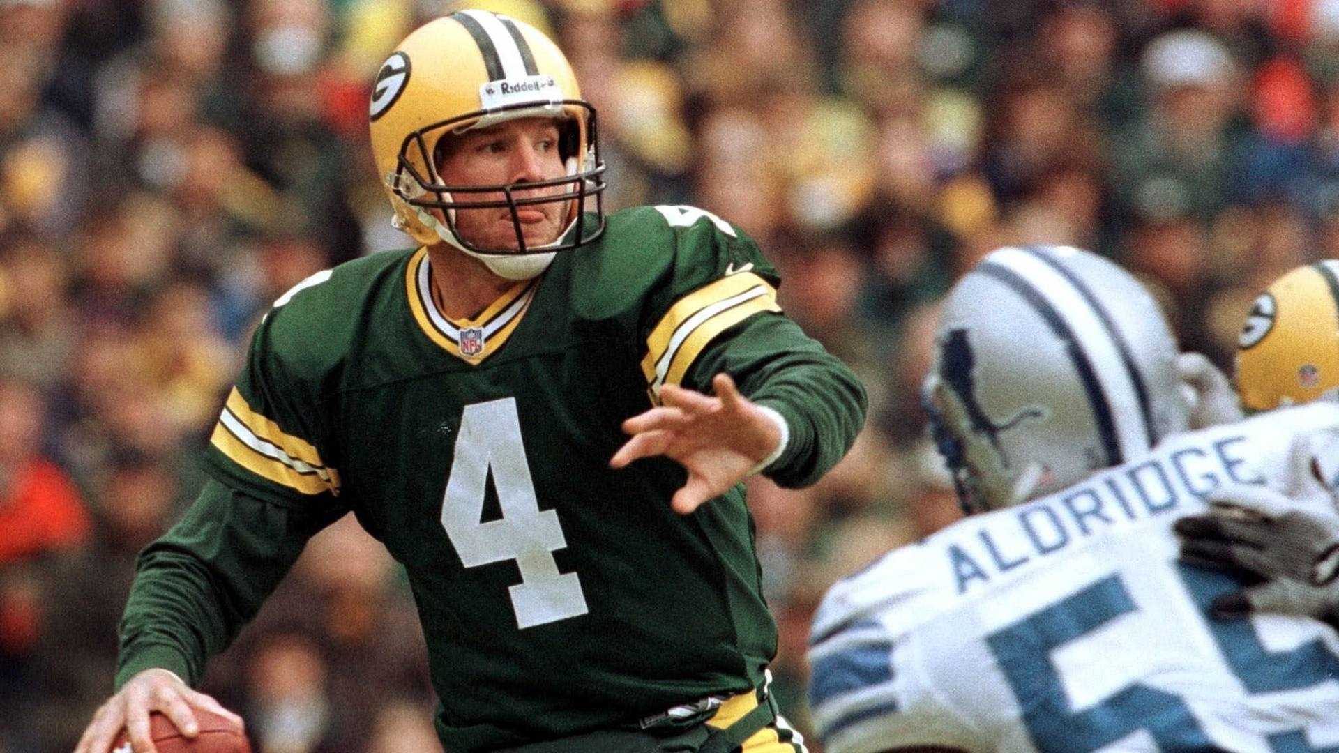 Brett Favre condujo a los Packers a ganar el Super Bowl XXXI. Foto AP