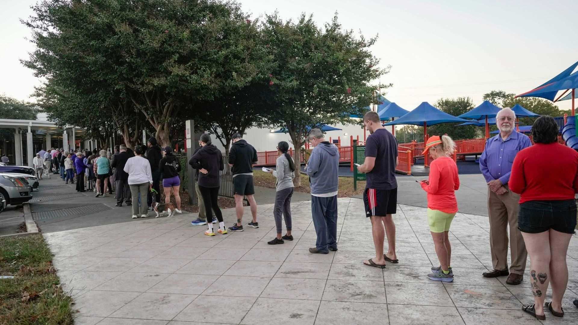 Foto: Votación Anticipada en Texas para Elecciones Generales de EUA 2024