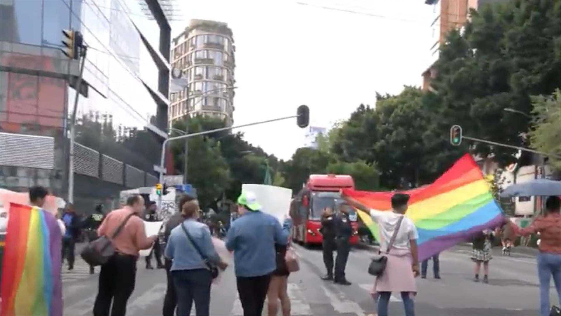 Foto: Lgbt Protestas Insurgentes CDMX