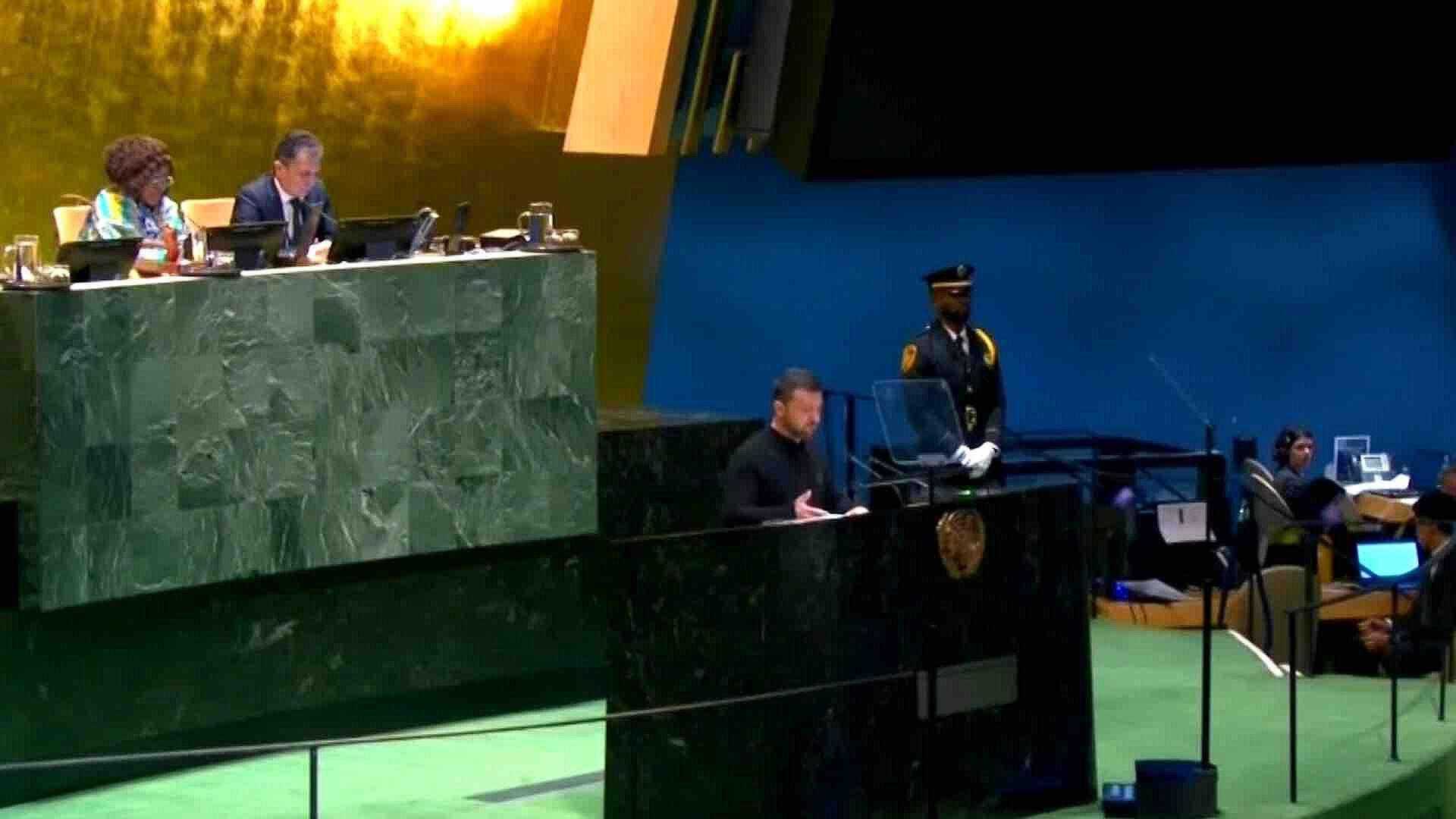 Foto: Zelenski en la ONU: Un Llamado a la Acción y la Paz en Términos Ucranianos