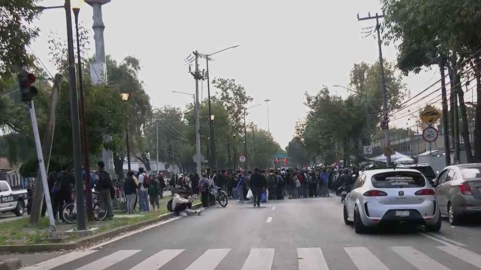 Protesta Alumnos de la Prepa 5