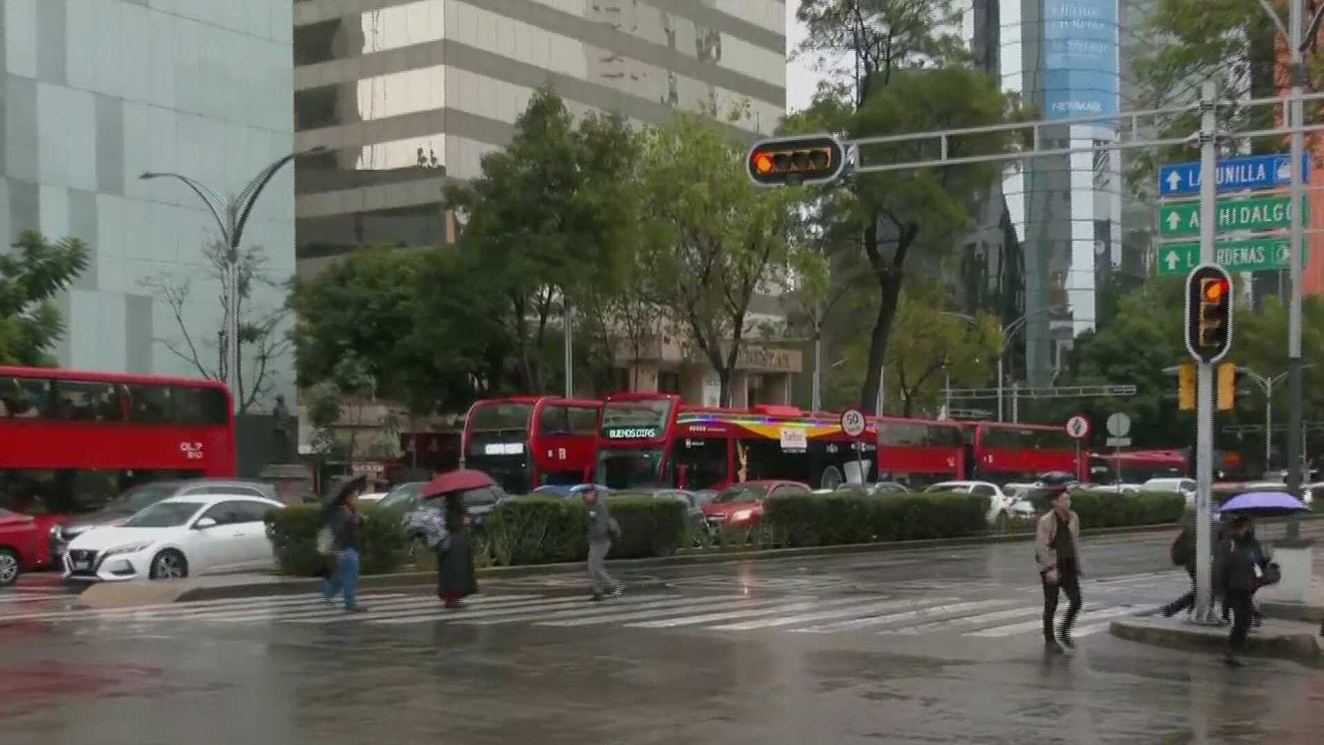 Lluvia en CDMX 