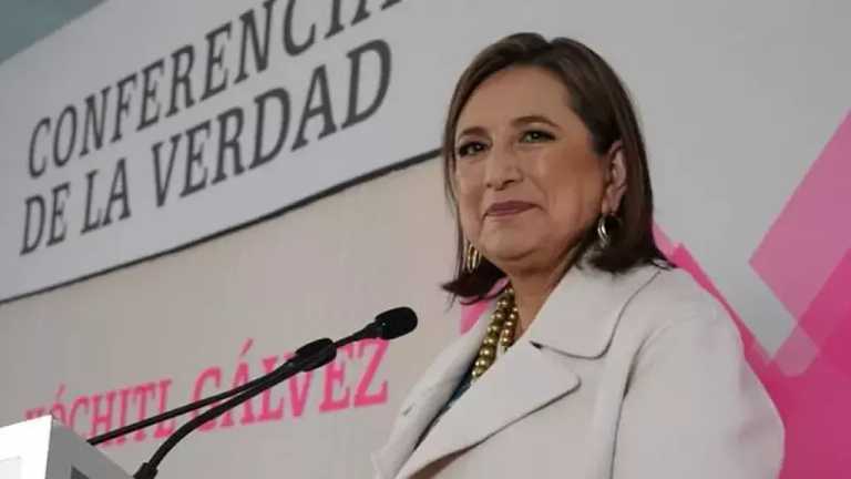 Valentina Alasraki, corresponsal de N+, informa que Xóchitl Gálvez, candidata del Frente Amplio por México a la presidencia de México, se reunió en privado con el Papa Francisco en el Vaticano