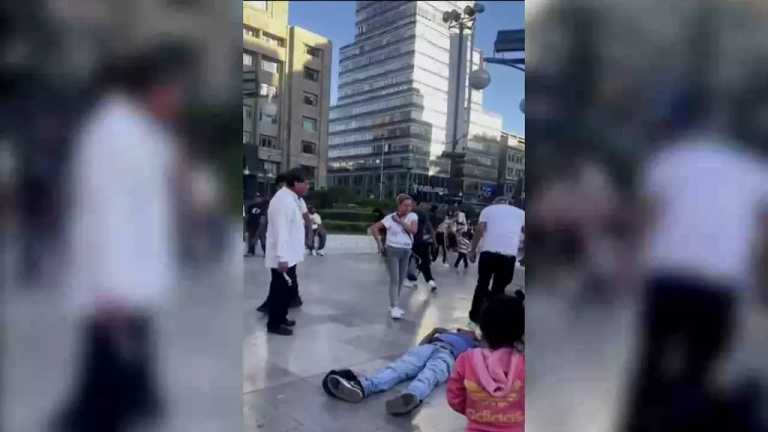 Varias personas golpearon a un vendedor ambulante discapacitado en Bellas Artes, en pleno Centro Histórico de la Ciudad de México (CDMX)