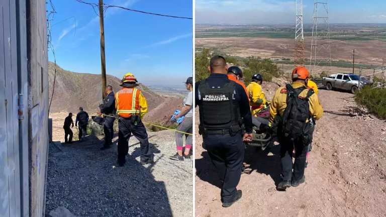 Tras caer de 10 metros de altura al interior del Volcán Cerro Prieto en Baja California, un menor de 10 años fue rescatado por unidades de emergencia.