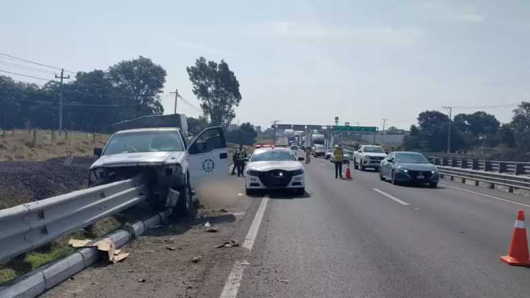 Guardia Nacional aseguró la zona donde una persona murió luego de chocar y descender de su vehículo en la Autopista Veracruz-Mexico Km 134.