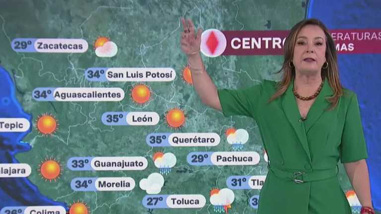 Raquel Méndez comenta que hoy 13 de mayo de 2024, terminó la segunda ola de calor en México; la CDMX tendrá una temperatura máxima de 30 grados con alta probabilidad de lluvias