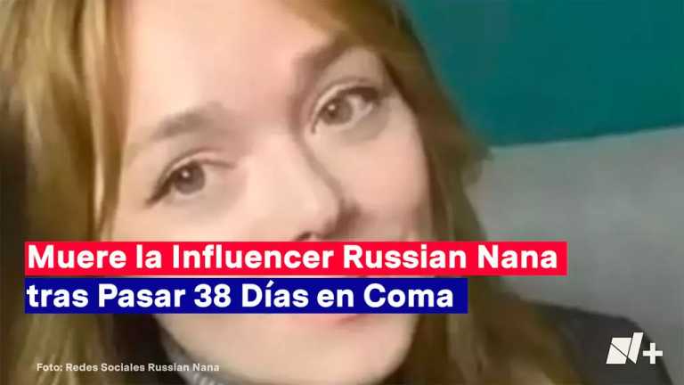 La popular influencer Russian Nana murió tras haber permanecido en coma por 38 días, derivado de una intoxicación con analgésicos.