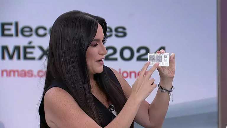 Norma Irene de la Cruz y Rita Bell López Vences explican en Despierta que a través del código QR de la credencial de elector se puede identificar la casilla donde puedes emitir tu voto