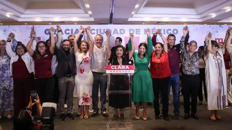 Clara Brugada, virtual ganadora a la jefatura de Gobierno de la CDMX, agradeció a las y los chilangos por su participación en la elección, dijo que la decisión que tomaron demuestra que quieren que siga la transformación