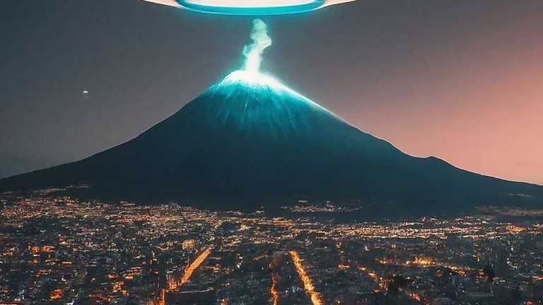 Nuevo artículo de Harvard revela teoría de que el volcán Popocatépetl puede ser un "portal interdimensional" es decir, un refugio para extraterrestres.