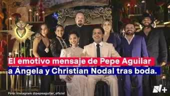 Foto: Pepe Aguilar Comparte Emotivas Palabras a Ángela y Christian Nodal tras Boda