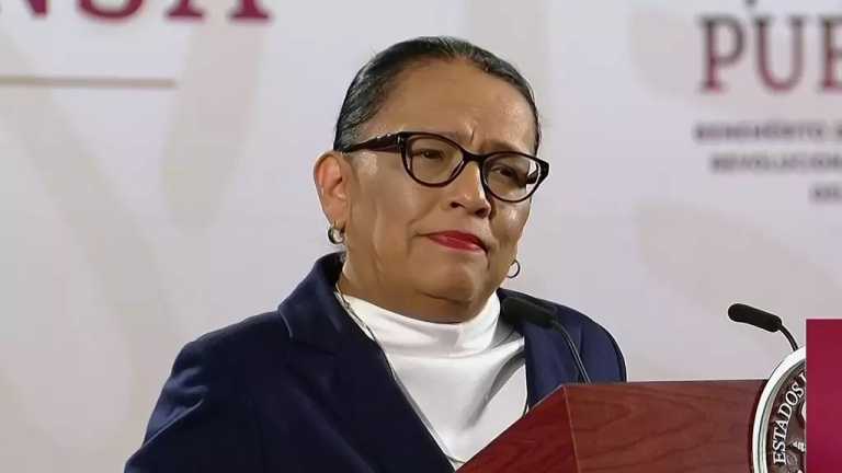 Rosa Icela Rodríguez, secretaria de Seguridad y Protección Ciudadana, habló en la mañanera del presidente Andrés Manuel López Obrador sobre la detención de ‘El Mayo’ Zambada y de Joaquín Guzmán López