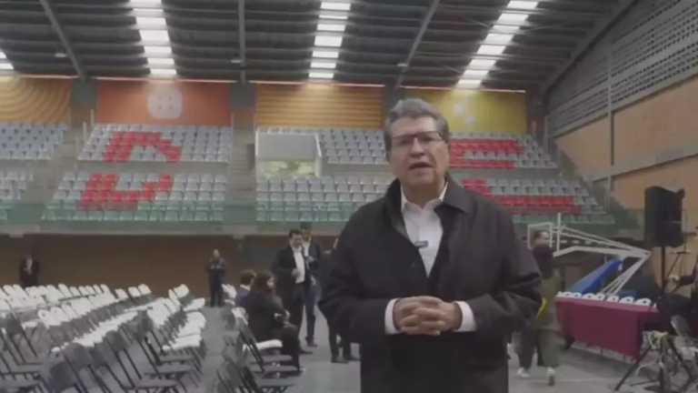 El coordinador de Morena en la Cámara de Diputados, Ricardo Monreal, anunció que se sesionará en la unidad deportiva de la magdalena Mixhuca, tras el bloqueo de trabajadores del Poder Judicial