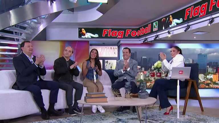 Diana Flores, quarterback de la selección mexicana de flag football, habla en entrevista para Despierta sobre el objetivo que tiene el equipo para llegar a los Juegos Olímpicos en 2028