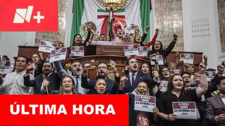 Alrededor de las 13:00 horas el Congreso de la CDMX aprobó con 46 a favor y 20 en contra, la reforma al Poder Judicial