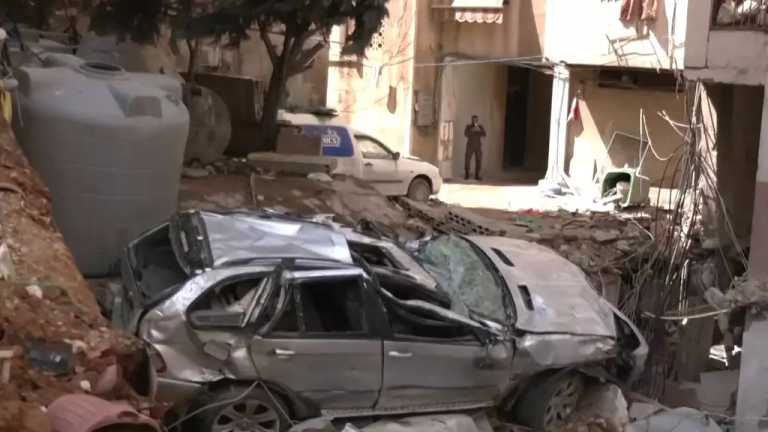 Por primera vez Hezbolá permitió entrar a algunos periodistas, entre ellos las cámaras de N+ hasta la zona cero del ataque en Dáhie un suburbio al sur de Beirut