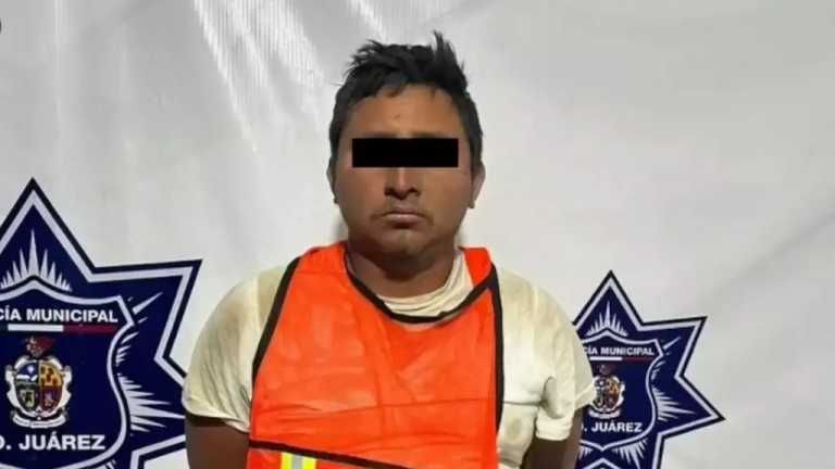 Un hombre en aparente estado de ebriedad, fue detenido por presuntamente intentar asesinar a su vecino con un machete en Ciudad Juárez.