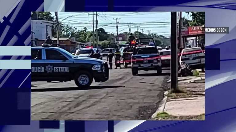 Testigos de una agresión armada en la colonia Nueva Palmira de Ciudad Obregón, informaron que de un vehículo bajaron varios hombres y dispararon contra un grupo de personas para luego huir del lugar, resultando cuatro lesionados