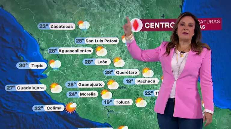 Raquel Méndez comenta hoy 18 de octubre de 2024, que la Ciudad de México (CDMX) tendrá una temperatura máxima de 22 grados centígrados