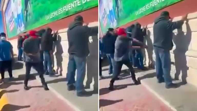 En Chihuahua investigan el video que muestra a presuntos extorsionadores golpeando con tablas a taxistas de app, por negarse a pagar 300 pesos