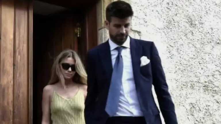 Este fin de semana el hermano de Gerard Piqué, Marc Piqué, contrajo nupcias con María Valls, en la cual se le vio presente al exfutbolista y su actual pareja Clara Chía