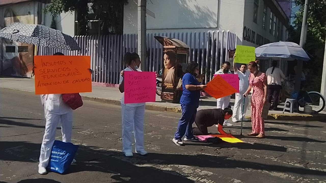 Médicos paralizan la CDMX en demanda de derechos laborables