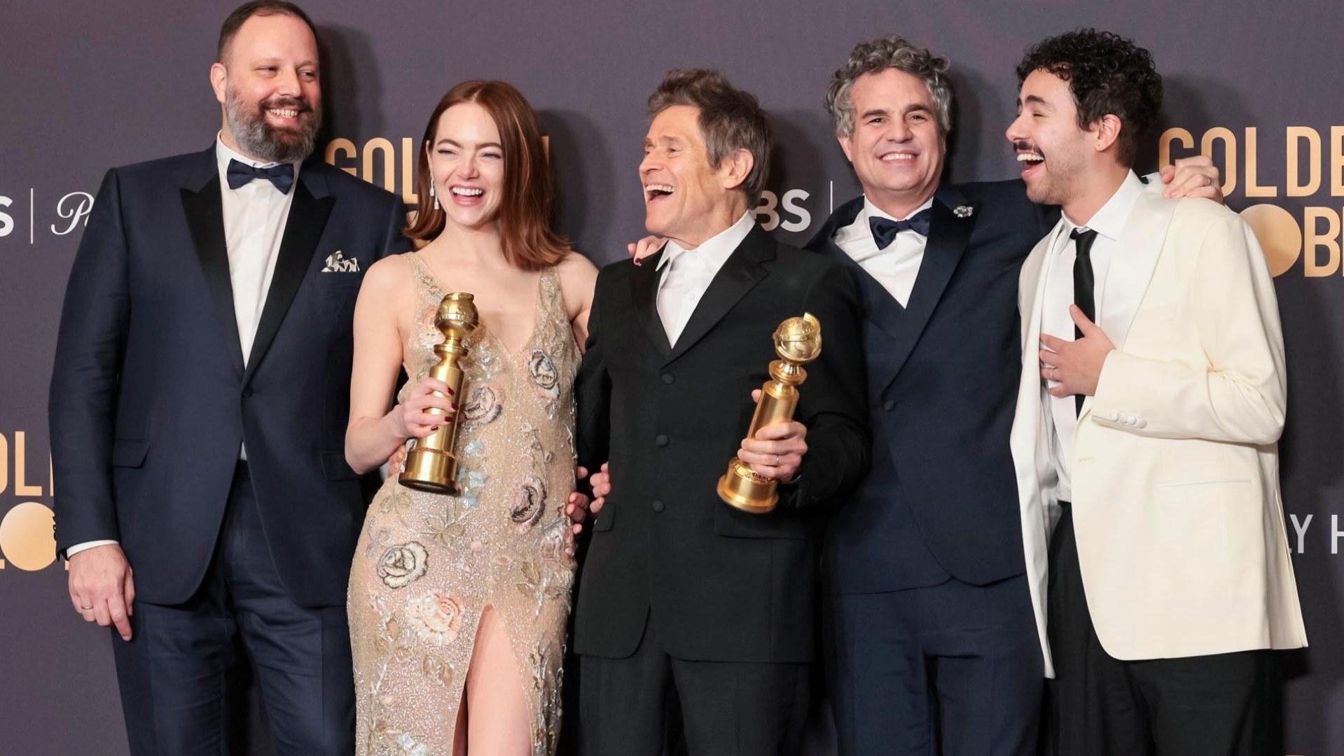 Globos de Oro: 'Oppenheimer' Gana Mejor Película De Drama, 'Poor Things' Derrota a 'Barbie'