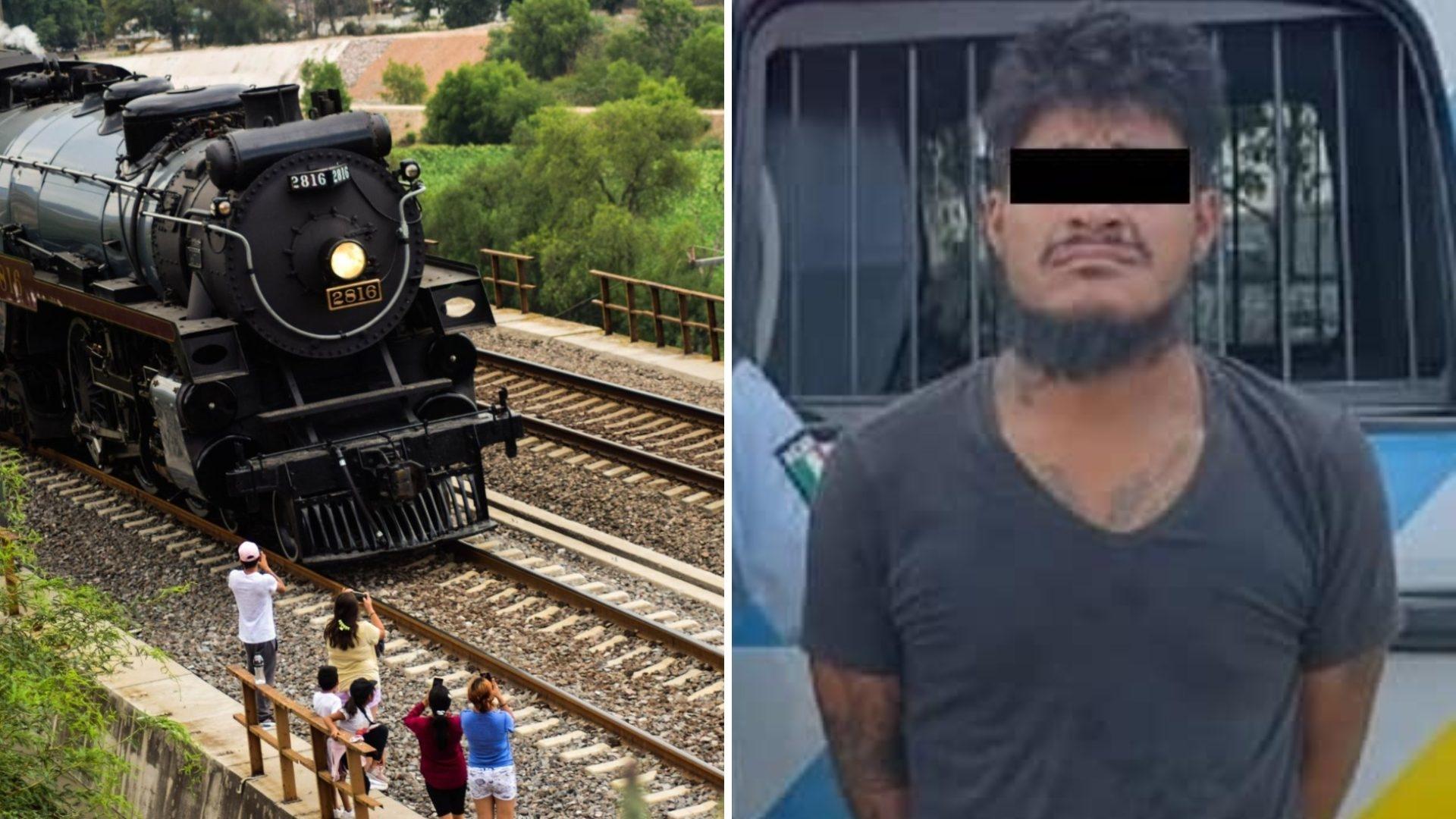 Hombre Intenta Descarrilar la Locomotora La Emperatriz en Monterrey