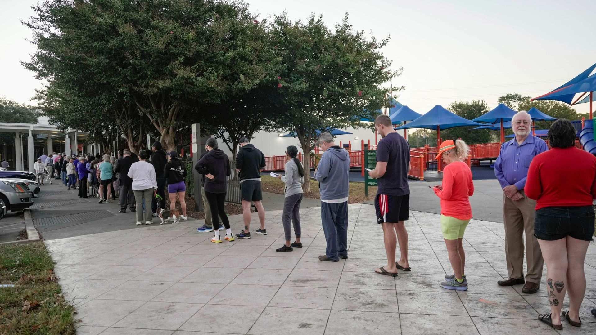 Foto: Votación Anticipada en Texas para Elecciones Generales de EUA 2024