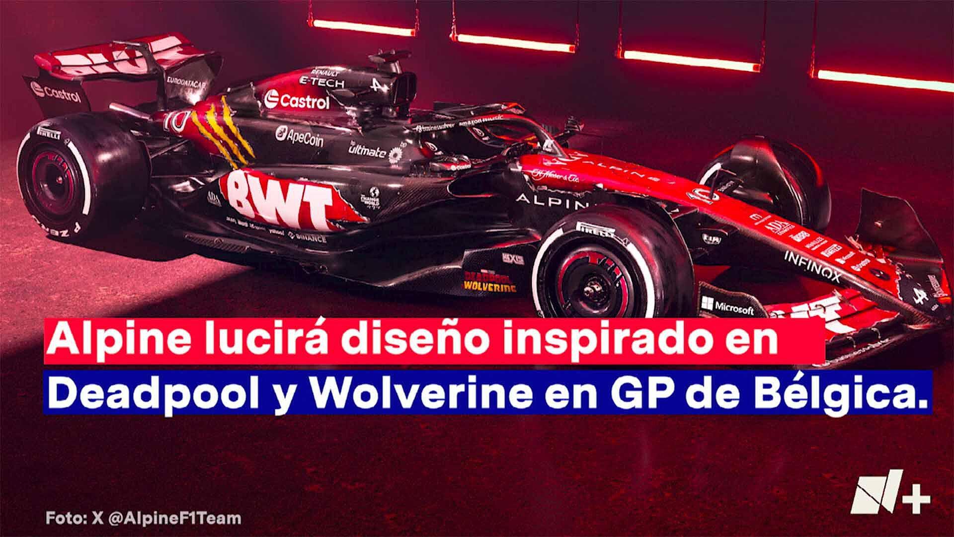 Foto: Deadpool & Wolverine Fórmula 1
