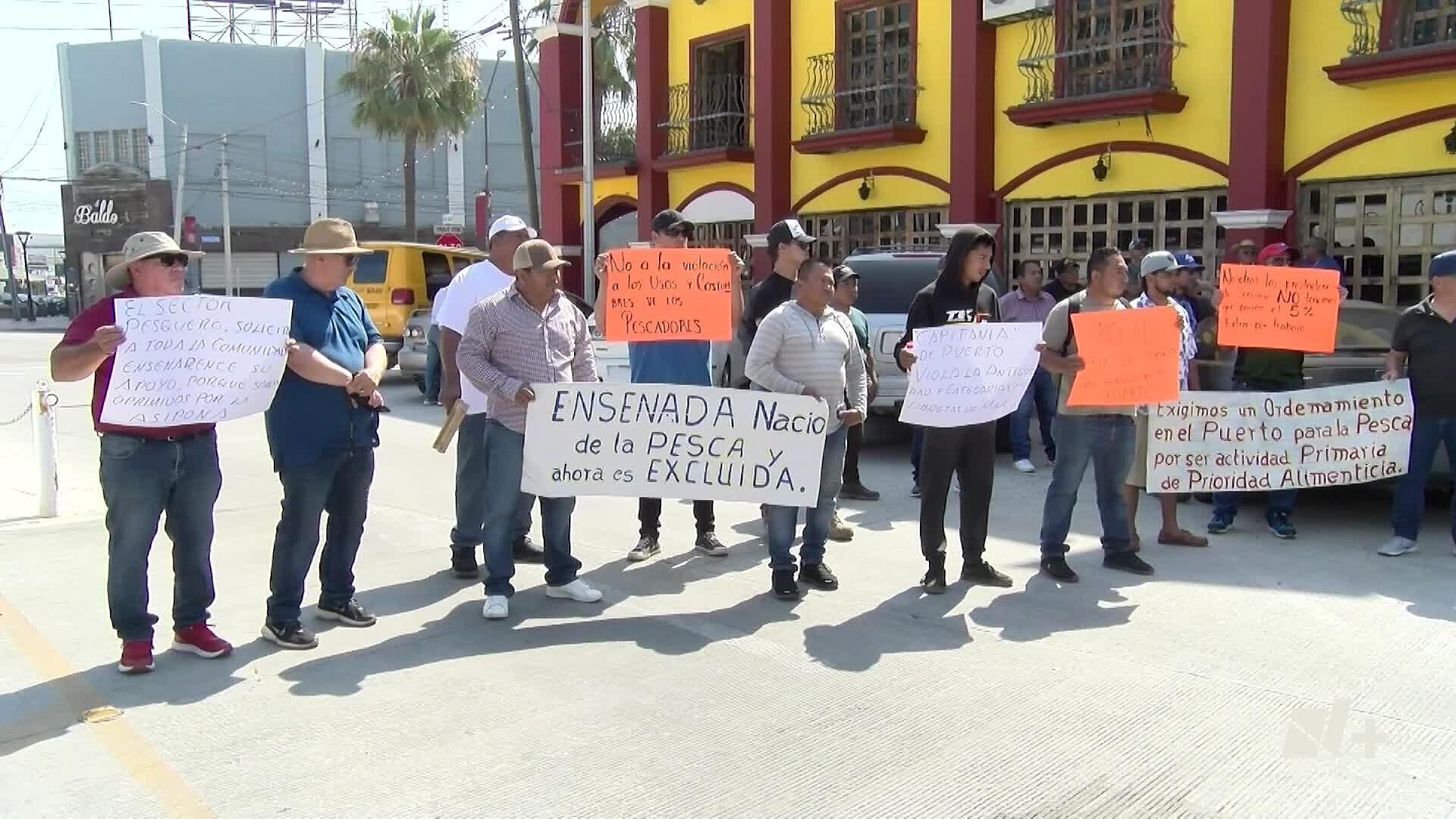 Con Bloqueo, Pescadores en Ensenada Denuncian Extorsiones