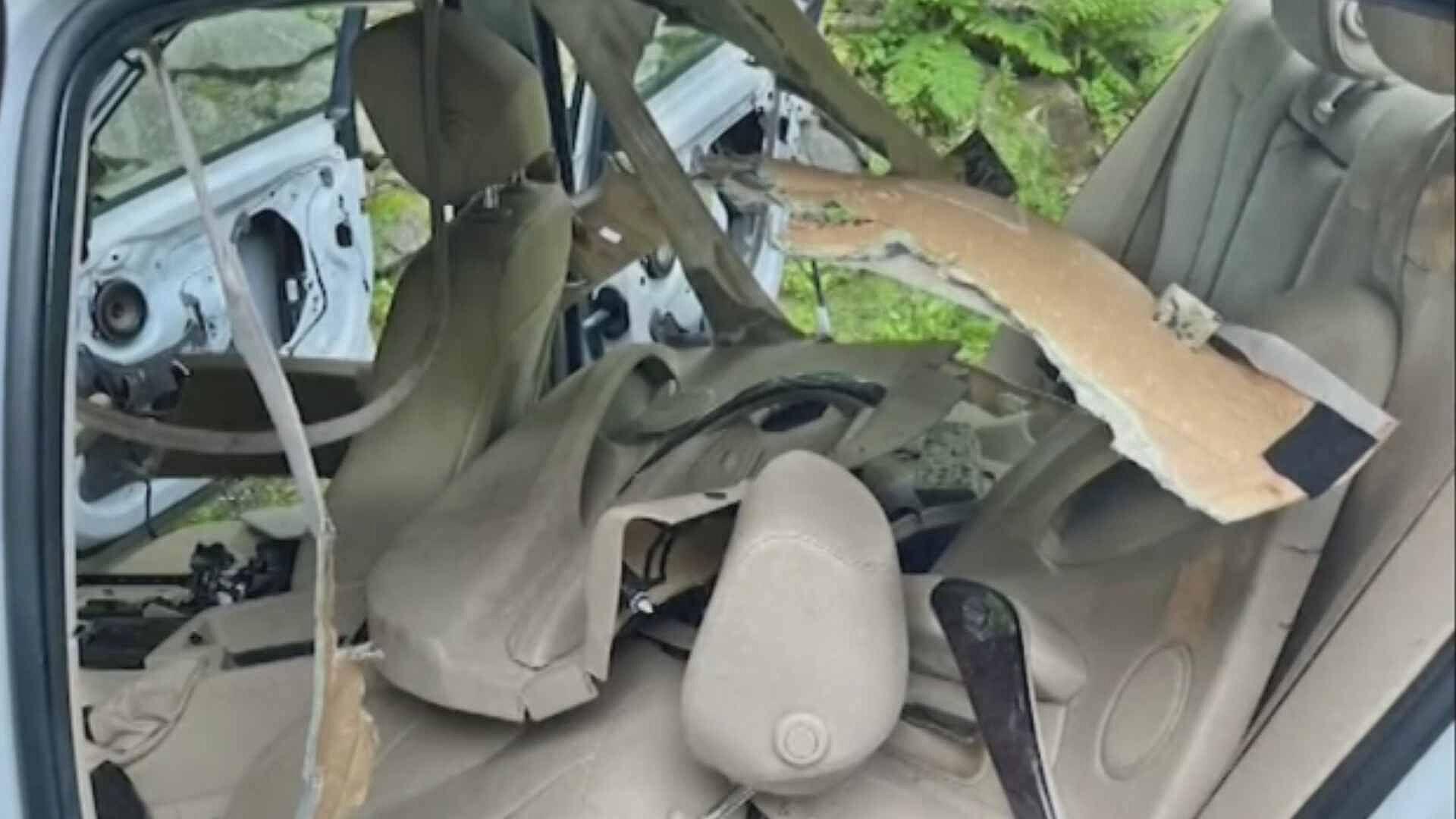 FOTO: Auto Destruido por Osos
