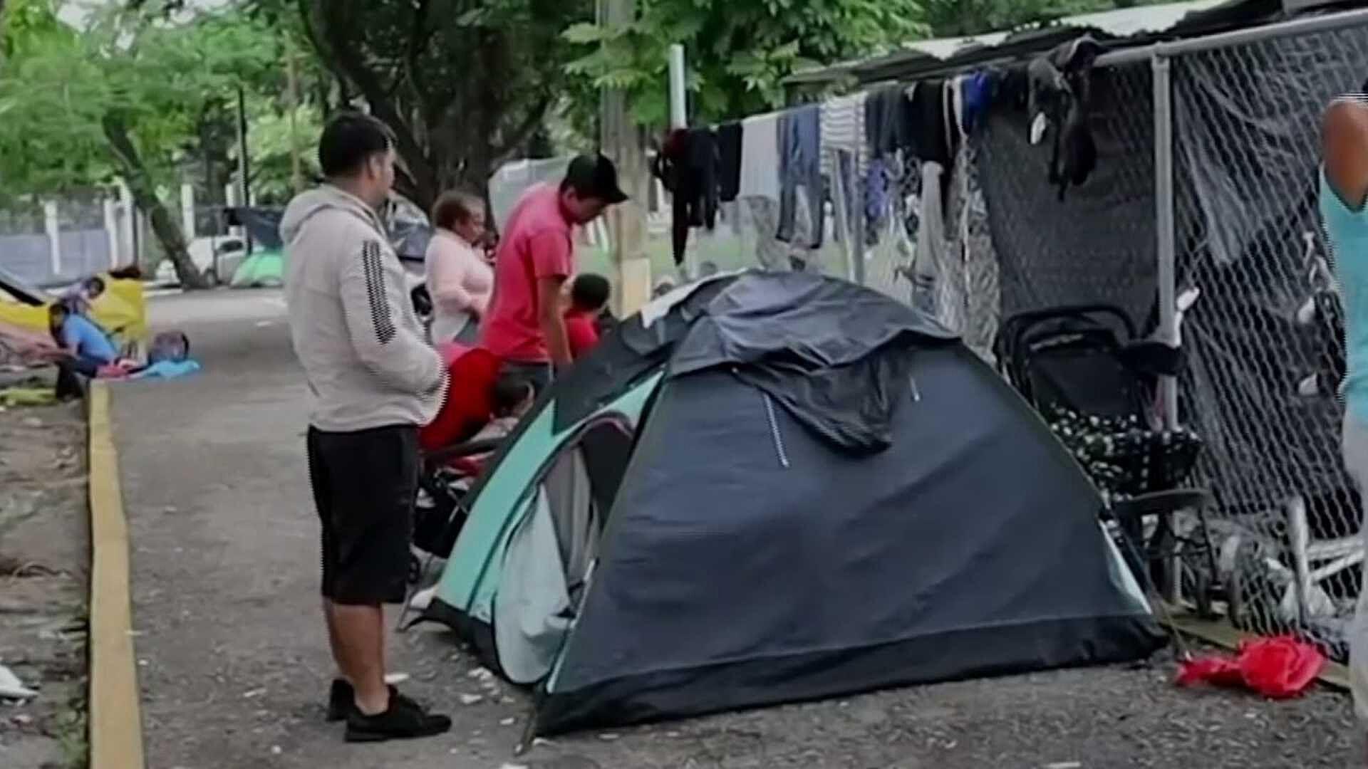 Caravana Migrante en Escuintla Chiapas
