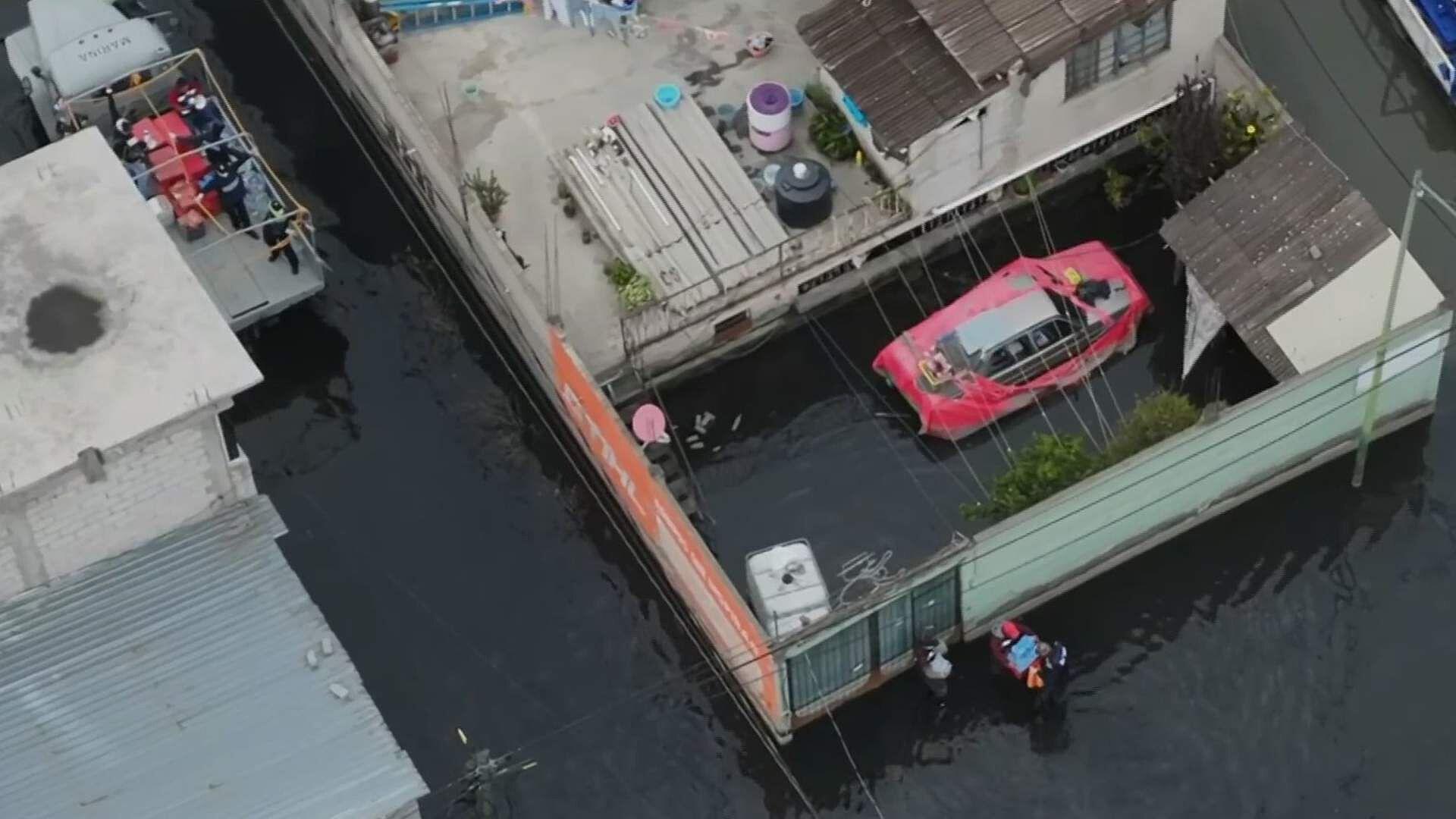 Inundación en Chalco