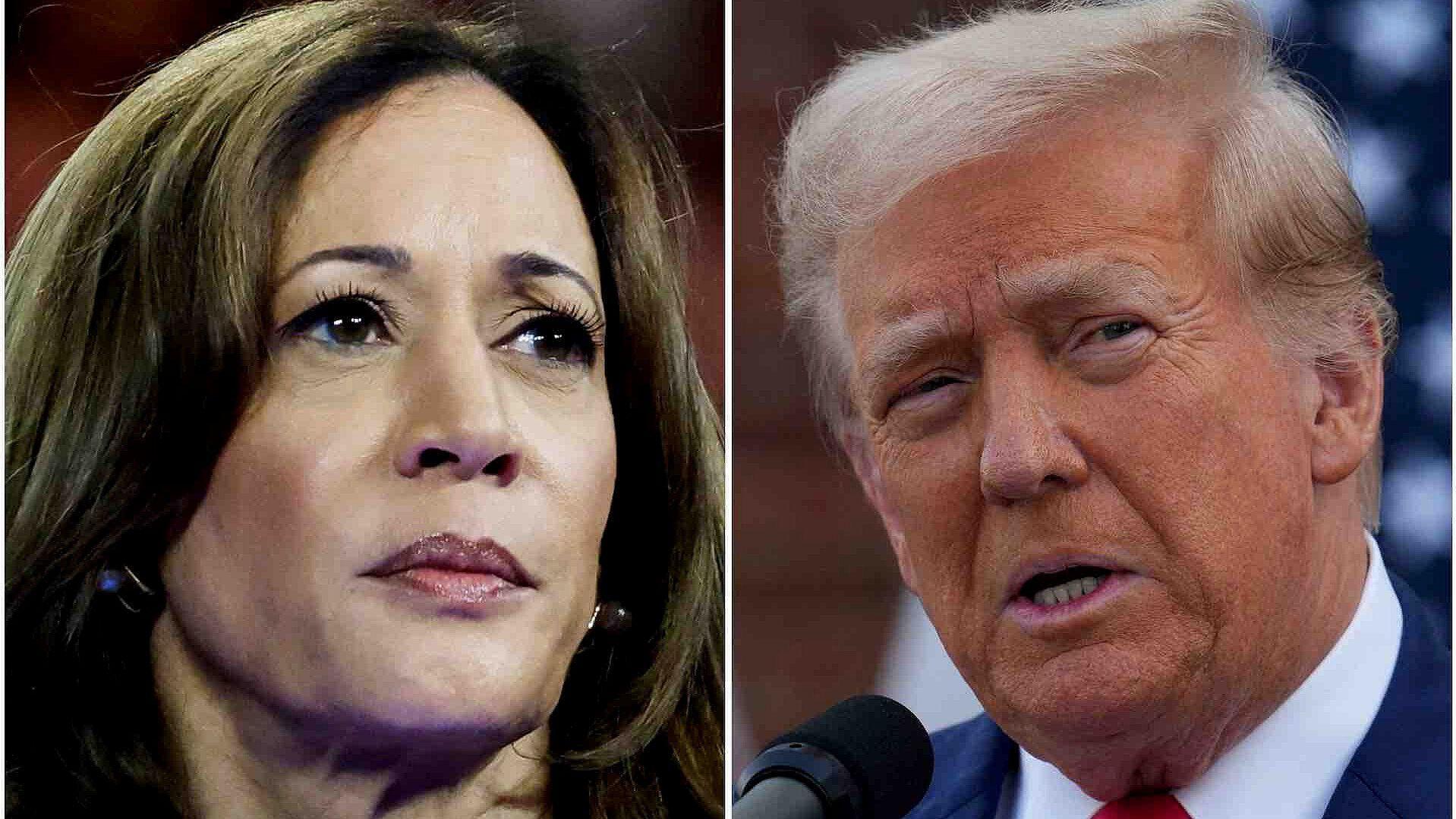 Foto: Kamala Harris Vs Donald Trump