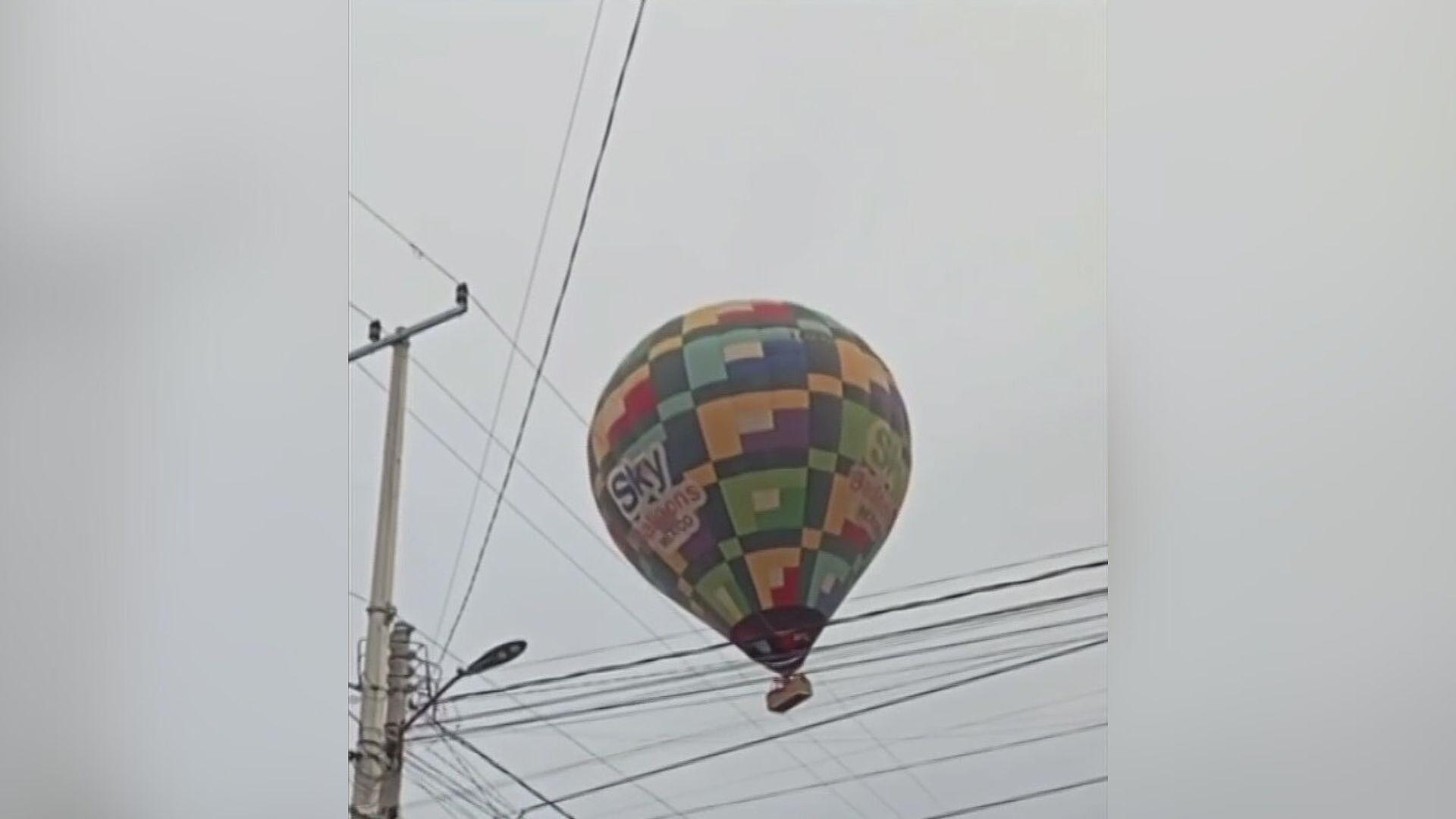 Fotos: Globos Aerostáticos Aterrizaron de Emergencia en Acolman, EdoMex