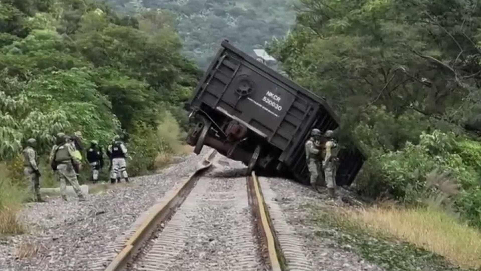 Tren se Descarrila en Nogales Veracruz