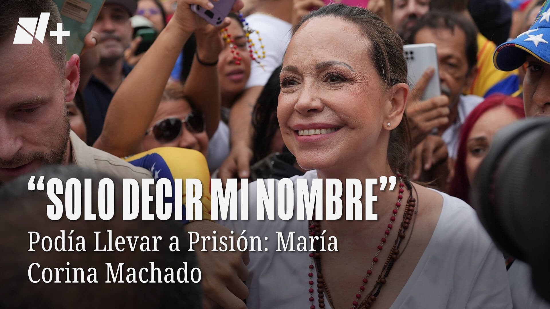 "Solo Decir Mi Nombre" Podía Llevar a Prisión: María Corina Machado