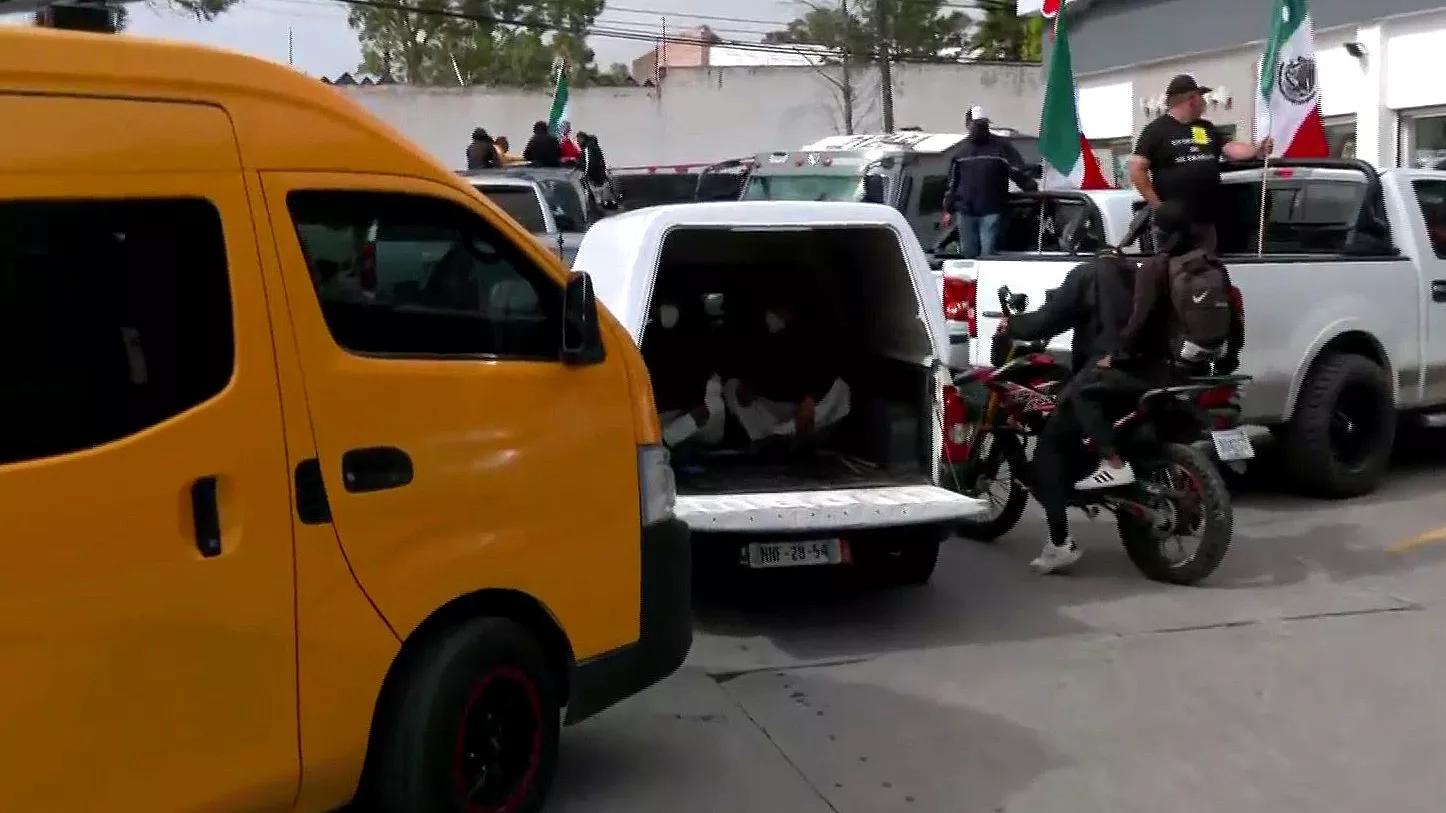 Caravanas de Autodefensas Recorren Cuautitl n Izcalli Estado de M xico