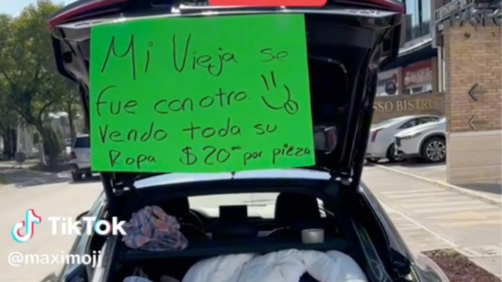 ¡Oferta! a 20 Pesos la Pieza; Hombre Vende Ropa de su Esposa por Infiel