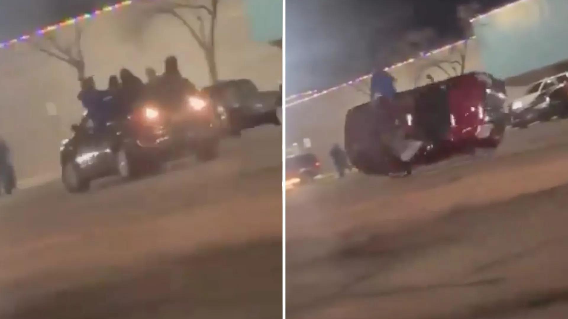 Video: Jóvenes Sufren Accidente en Estacionamiento de Centro Comercial en  Tijuana