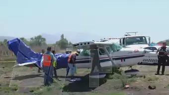 Foto: Avioneta Aterriza de Emergencia en el Macrolibramiento de Guadalajara, Jalisco